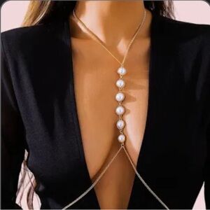 Sexy Gold Unisex Chest Body Chain Jewelry Under Bust